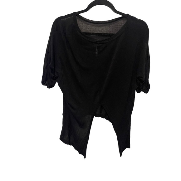 Black boho asymmetrical top​​​​ - Picture 2 of 4